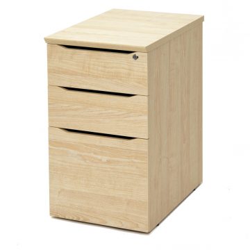 【法人様限定】送料無料 [ユピタシリーズ] RF木製デスク脇机 D600 ナチュラル RFWD-SD-600NA