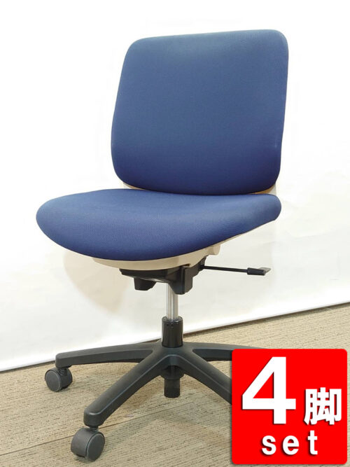 【送料無料 地域限定】 4脚セット オフィスチェア イトーキ トルテ デスクチェア 事務チェア キャスターチェア 事務イス ワークチェア パソコンチェア 【中古オフィス家具】【中古】