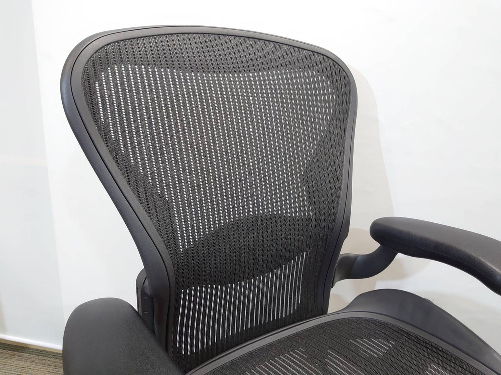 【送料無料 地域限定】ハーマンミラー Herman Miller アーロンチェア Aタイプ サイズA エグゼクティブチェア マネジメントチェア リモートワーク ゲーミングチェア 【中古オフィス家具】【中古】 - 画像 (3)