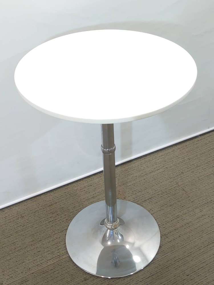 丸テーブル テーブル カフェテーブル サイドテーブル ミーティング用テーブル ワークテーブル 円型テーブル 円形 W600 【中古オフィス家具】【中古】 - 画像 (2)