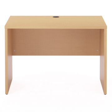 【法人様限定】送料無料 ノルム 木製デスクⅡ W1000xD600 ナチュラル Z-RFPLD-1060NA2 - 画像 (2)