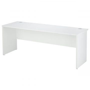 【法人様限定】送料無料 ノルム 木製デスクⅡ W1800xD600 ホワイト RFPLD-1860WH2