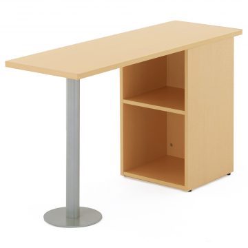 【法人様限定】送料無料 ノルム サイドテーブル W1200×D400 ナチュラル Z-RFST-1240NA