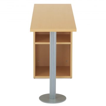 【法人様限定】送料無料 ノルム サイドテーブル W1200×D400 ナチュラル Z-RFST-1240NA - 画像 (2)