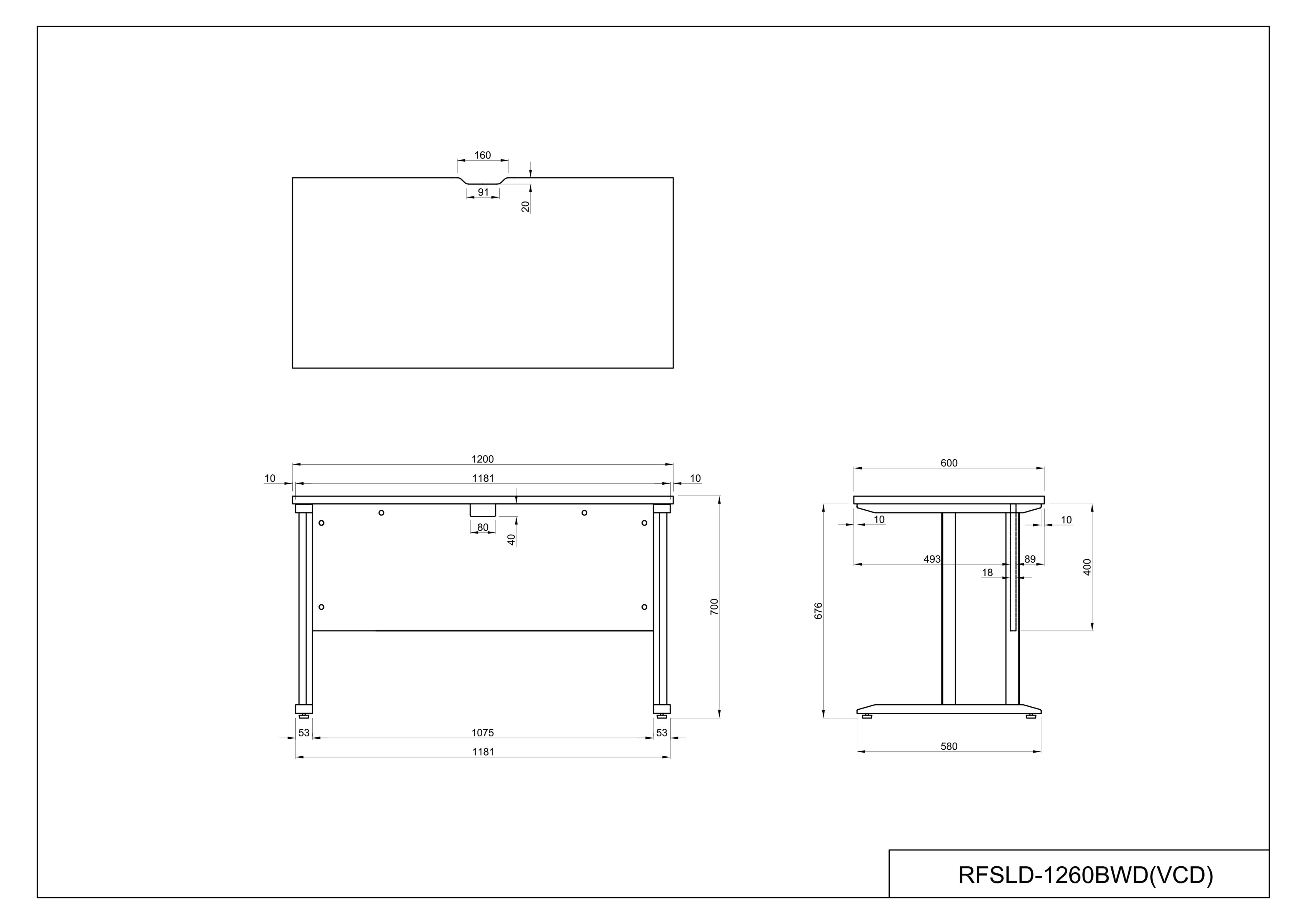 【法人様限定】送料無料 スチール脚デスク W1200xD600 ライトチェリーV x ホワイト脚 抗ウイルス天板 RFSLD-1260VCD-WL - 画像 (5)