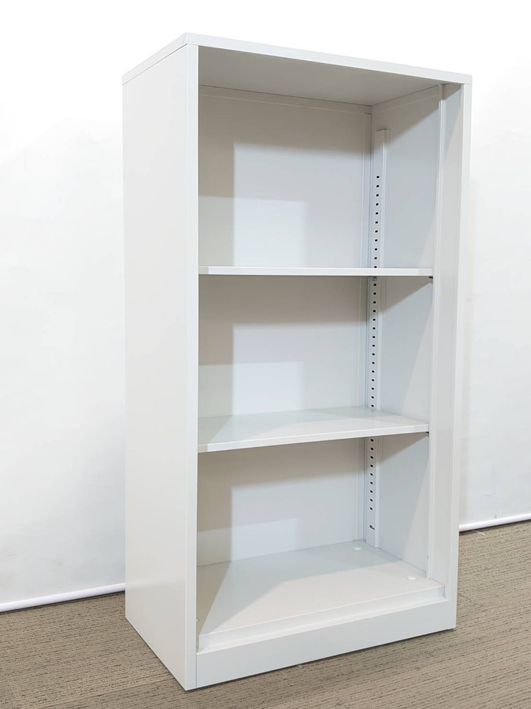 【送料無料 東京地区限定】2台セット オープン書庫 キャビネット スチール書庫 本棚 書棚 収納棚 保管庫 オープンキャビネット 収納庫 保管棚 オープンラック オープンシェルフ スチールキャビネット 東京鋼器 【中古オフィス家具】【中古】 - 画像 (3)