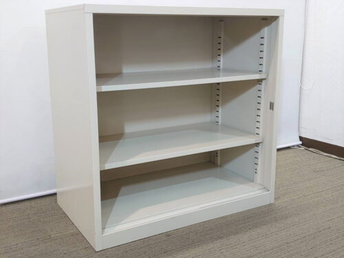オープン書庫 キャビネット スチール書庫 本棚 書棚 収納棚 保管庫 書類棚 オープンキャビネット 収納庫 保管棚 オープンラック オープンシェルフ スチールキャビネット クロガネ 【中古 オフィス家具】