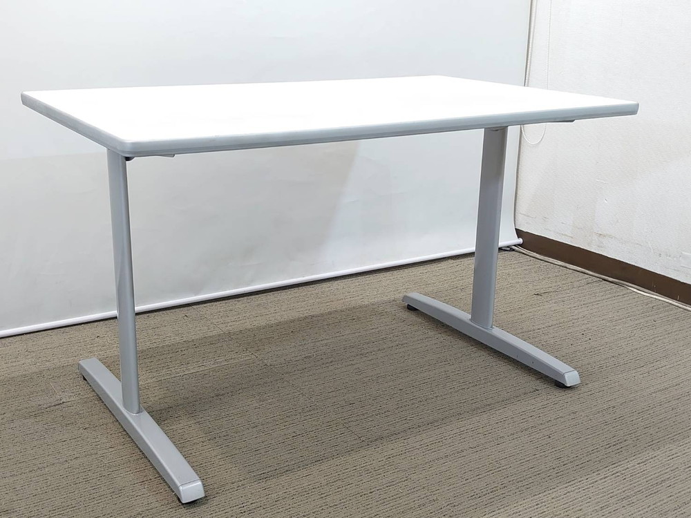 会議テーブル 会議用テーブル ミーティングテーブル 会議机 オカムラ W1200×D750×H700 ミーティングセット テーブル・チェアセット 会議チェア ミーティングチェア 会議イス イトーキ マノス 国産 【中古オフィス家具】【中古】 - 画像 (5)