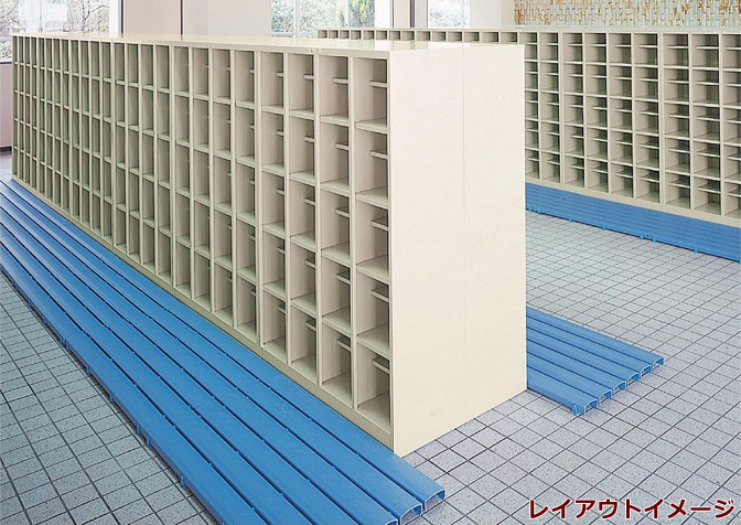 【限定1台】【新品・未使用!】シューズボックス 24人用 オフィスロッカー スチールロッカー 多人数用ロッカー パーソナルロッカー シューズボックス シューズロッカー 24名用 4列6段 靴箱 ゲタ箱 下駄箱 人用ロッカー SBN-24N 【新品】 - 画像 (2)