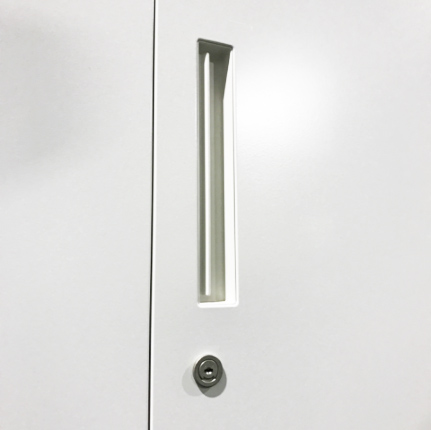 【美品】 両開き書庫 スチール書庫 収納庫 キャビネット 5段 書庫 保管庫 スチール製 収納 オフィス収納 ファイル収納 ファイル整理 大型収納 イナバ ティーエフ 【中古オフィス家具】【中古】 - 画像 (3)