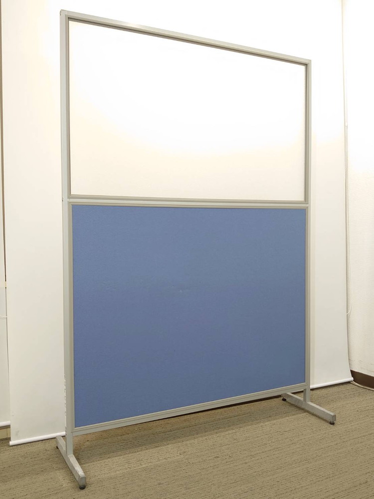 【送料無料 東京地区限定】 パーティション パーテーション 自立式 脚付き 自立式パーティション 自立パーテーション 自立パネル 自立式パネル 脚付きパネル ウイルス 感染 飛沫 防止 予防 対策【中古オフィス家具】【中古】 - 画像 (2)