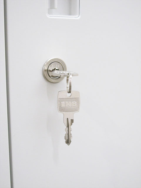 【美品】 両開き書庫 スチール書庫 収納庫 キャビネット 5段 書庫 保管庫 スチール製 収納 オフィス収納 ファイル収納 ファイル整理 大型収納 イナバ ティーエフ 【中古オフィス家具】【中古】 - 画像 (5)