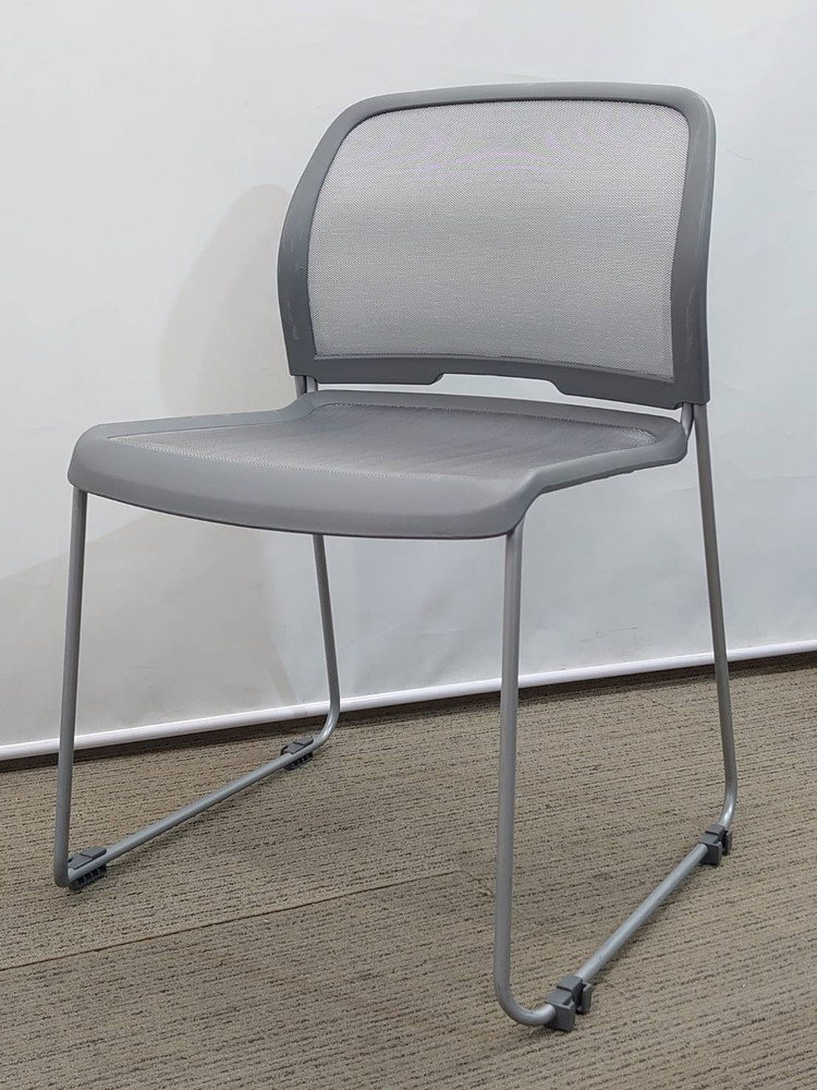 【在庫100脚以上有】 【送料無料 東京地区限定】 38脚セット サンケイ ミーティングチェア 会議チェア スタッキングチェア スタックチェア メッシュチェア 会議用チェア 会議椅子 ミーティング用チェア 会議用椅子 会議イス 多目的チェア 積み重ね可 国産 【中古オフィス家具】【中古】 - 画像 (3)