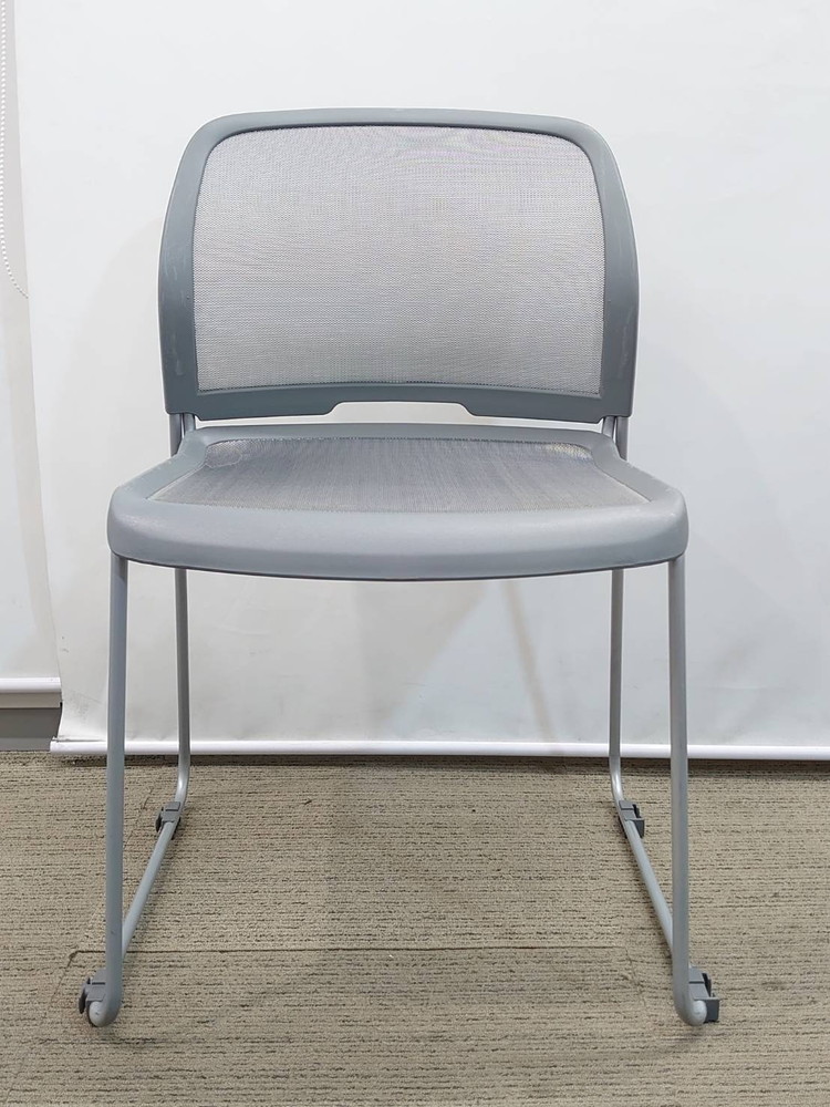 【在庫100脚以上有】 【送料無料 東京地区限定】 38脚セット サンケイ ミーティングチェア 会議チェア スタッキングチェア スタックチェア メッシュチェア 会議用チェア 会議椅子 ミーティング用チェア 会議用椅子 会議イス 多目的チェア 積み重ね可 国産 【中古オフィス家具】【中古】 - 画像 (5)