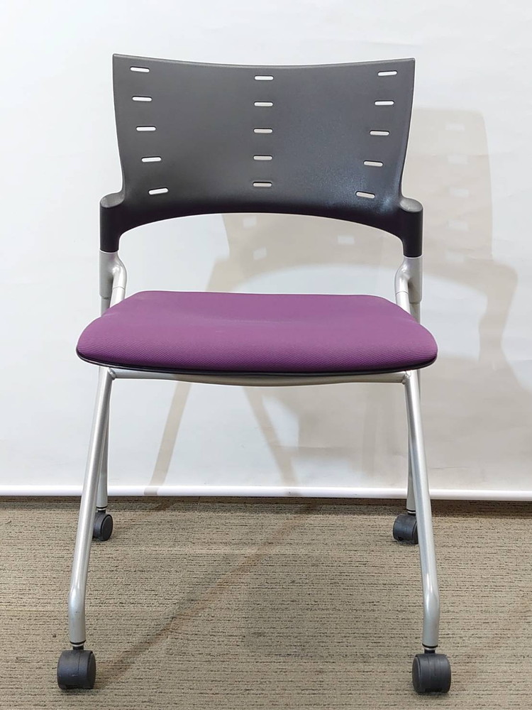 会議テーブル 会議用テーブル ミーティングテーブル 会議机 オカムラ W1200×D750×H700 ミーティングセット テーブル・チェアセット 会議チェア ミーティングチェア 会議イス イトーキ マノス 国産 【中古オフィス家具】【中古】 - 画像 (11)