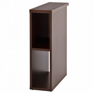 【法人様限定】送料無料 ノルム 木製デスク隙間収納 W200 ダーク Z-SHISD-2060DB