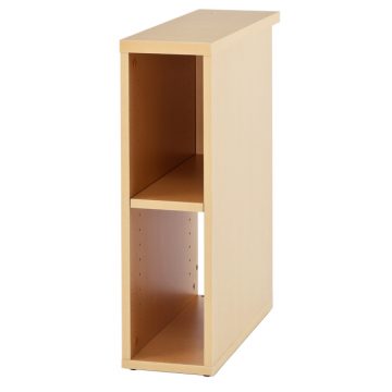 【法人様限定】送料無料 ノルム 木製デスク隙間収納 W200 ナチュラル Z-SHISD-2060NA