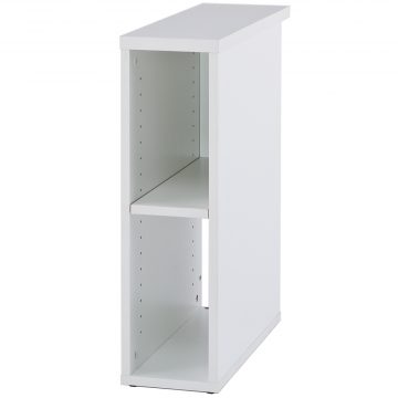 【法人様限定】送料無料 ノルム 木製デスク隙間収納 W200 ホワイト Z-SHISD-2060WH