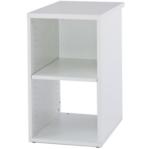 【法人様限定】送料無料 ノルム 木製デスク隙間収納 W400 ホワイト Z-SHISD-4060WH