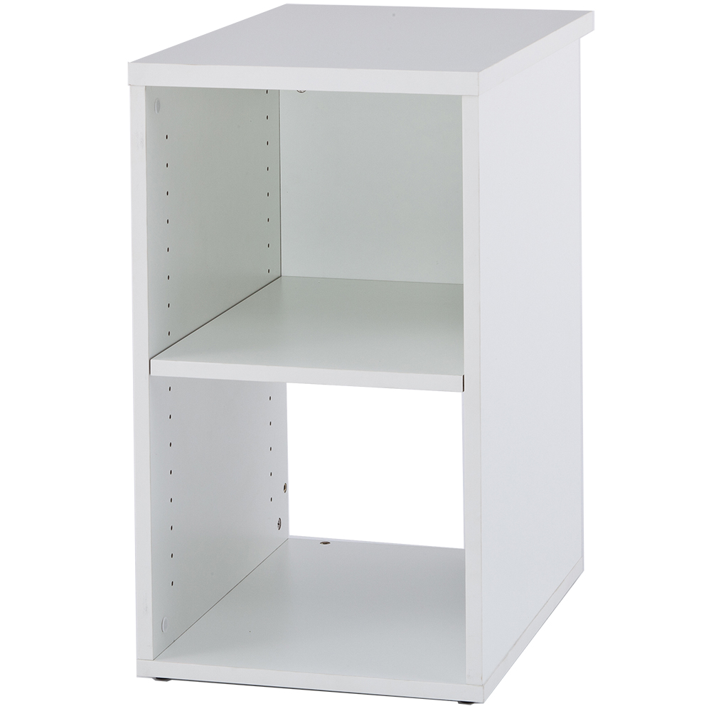 【法人様限定】送料無料 ノルム 木製デスク隙間収納 W400 ホワイト Z-SHISD-4060WH