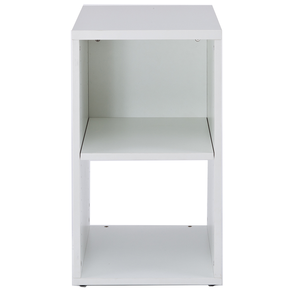 【法人様限定】送料無料 ノルム 木製デスク隙間収納 W400 ホワイト Z-SHISD-4060WH - 画像 (2)