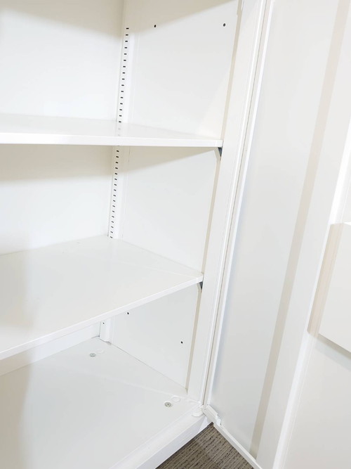 オカムラ レクトライン 上下書庫 両開き書庫 キャビネット ユニット書庫【中古オフィス家具】【中古】 - 画像 (5)