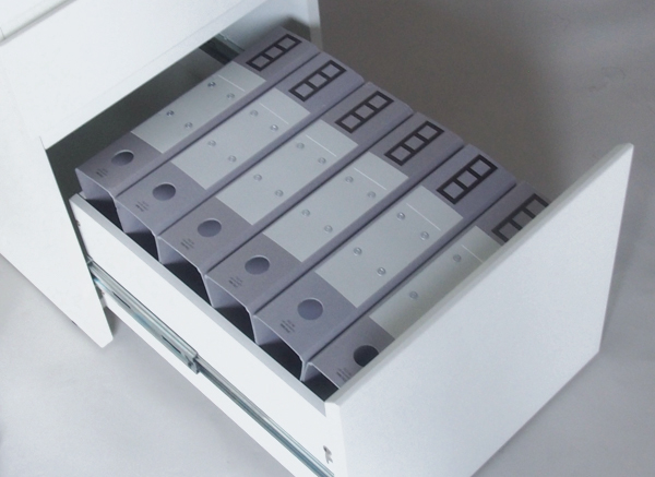 【法人様限定】送料無料 ワーキングデスク 片袖 W1200xD600 ホワイト GZWC-1260WH - 画像 (8)