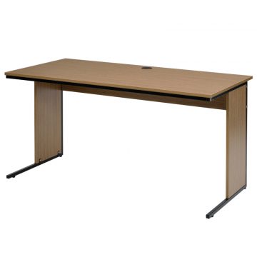 【法人様限定】送料無料 ワーキングデスク W1400xD700 ウォルナット GZWD-1470DM