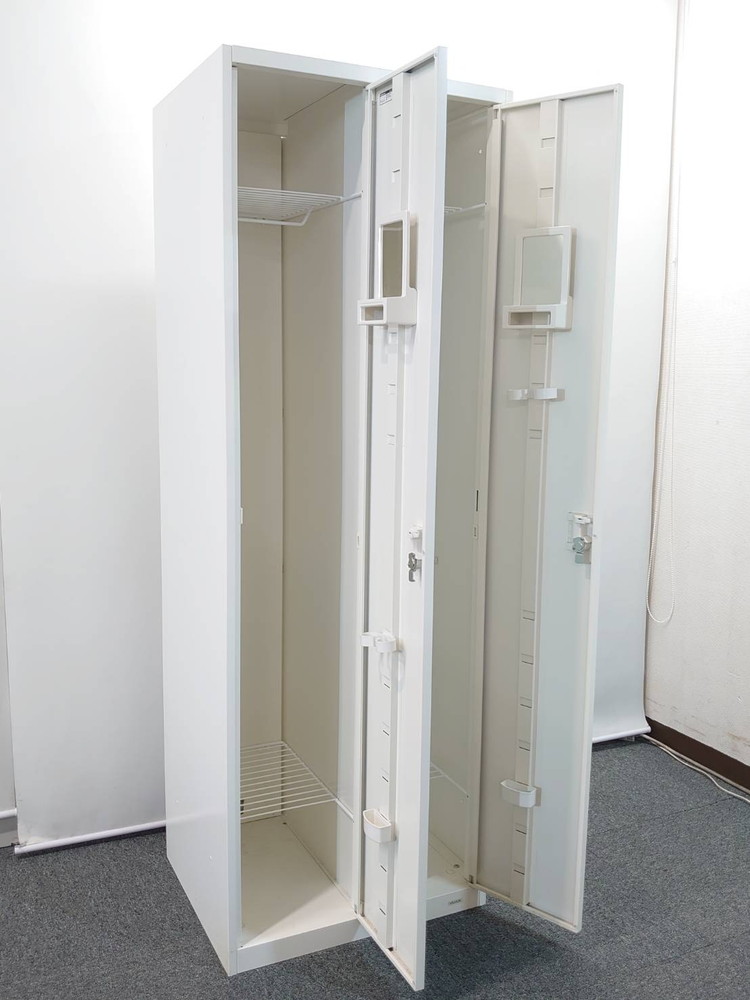 【店頭引き渡し限定】 ロッカー オフィスロッカー 2人用 カギ付き 2人用ロッカー スチールロッカー オカムラ 【中古オフィス家具】【中古】 - 画像 (2)