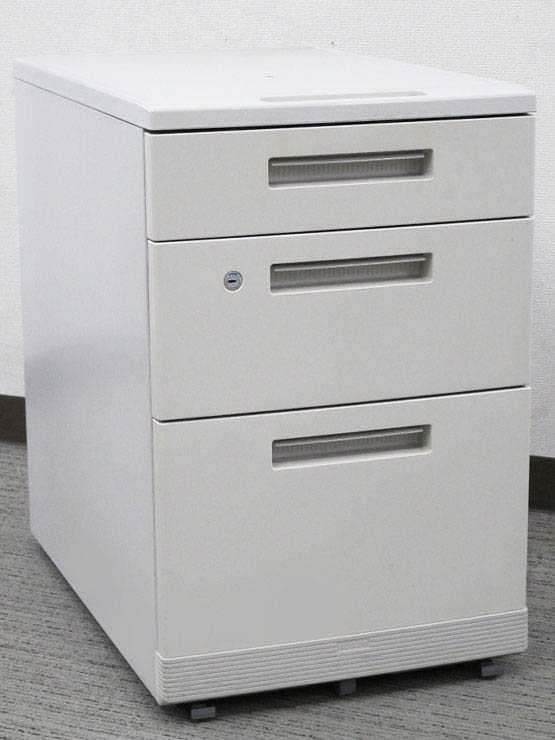 【法人限定送料無料】【大量入荷】コクヨ MX 3段ワゴン サイドワゴン デスクワゴン 袖机 脇机【中古オフィス家具】【中古】 - 画像 (2)