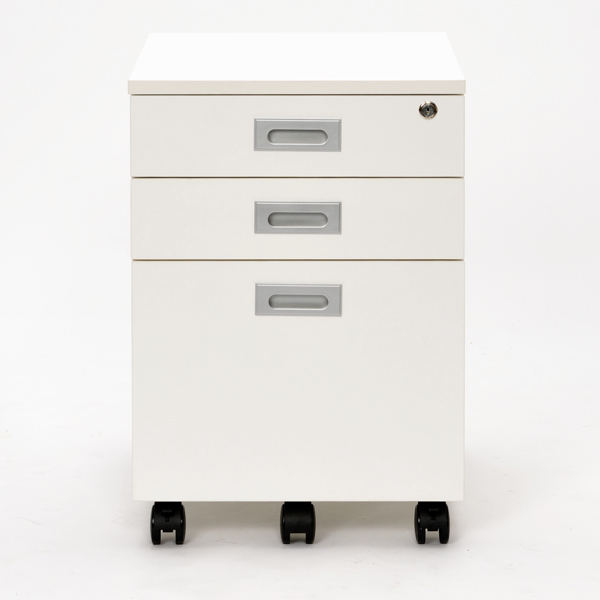 【法人様限定】送料無料 ノルム 3段ワゴンローⅡ ホワイト RFCA2-3LWH - 画像 (2)