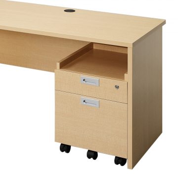 【法人様限定】送料無料 ノルム 2段ワゴンⅡ ナチュラル RFCA2-2NA - 画像 (2)