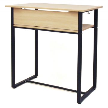 【法人様限定】送料無料 ハイデスク W1000xD600 ナチュラル RFHD-1060NA - 画像 (2)