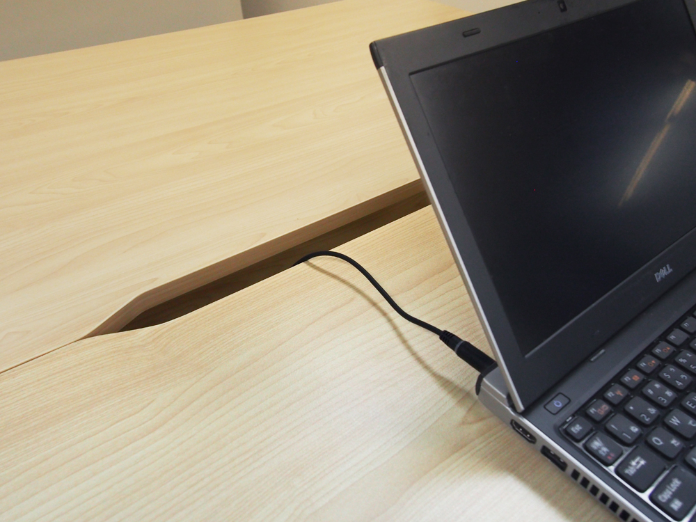 【法人様限定】ハイデスク W1200xD600 ホワイト RFHD-1260WH - 画像 (5)