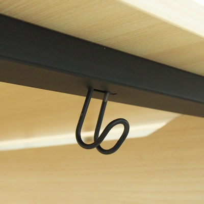 【法人様限定】送料無料 ハイデスク W1000xD600 ナチュラル RFHD-1060NA - 画像 (7)