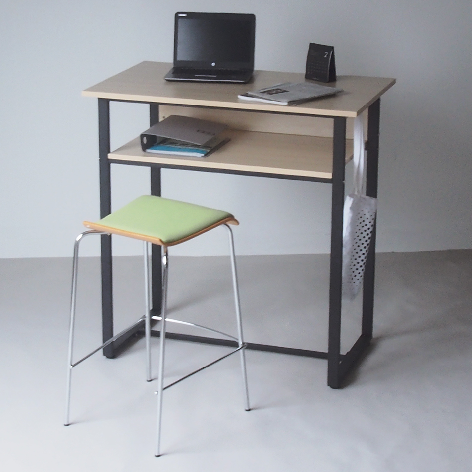 【法人様限定】送料無料 ハイデスク W1000xD600 ナチュラル RFHD-1060NA - 画像 (9)