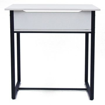 【法人様限定】送料無料 ハイデスク W1000xD600 ホワイト RFHD-1060WH - 画像 (3)