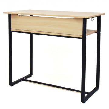 【法人様限定】ハイデスク W1200xD600 ナチュラル RFHD-1260NA - 画像 (2)