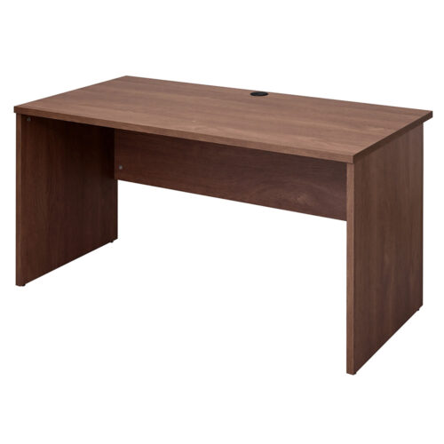 【法人様限定】送料無料 [Jシリーズ] 木製デスクⅢ W1400xD700 ウォルナットⅡ RFLD-1470DMJ4