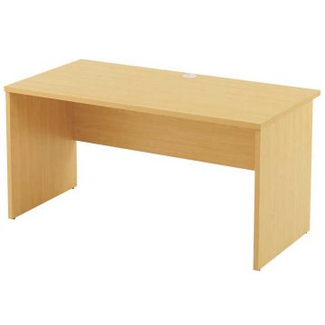 【法人様限定】送料無料 [Jシリーズ] 木製デスクⅢ W1400xD700 ナチュラル RFLD-1470NJ3