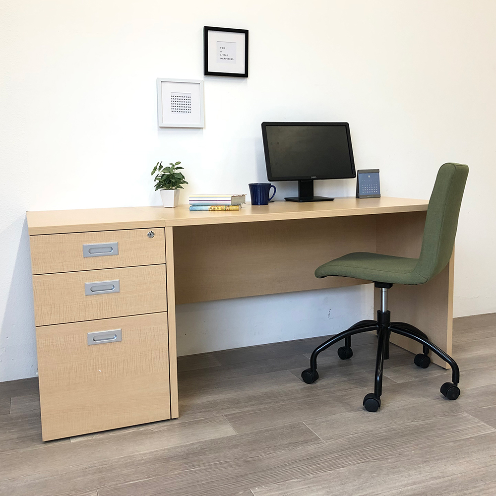 【法人様限定】送料無料 ノルム 脇机Ⅱ W420xD600 ナチュラル RFSD2-600NA - 画像 (7)