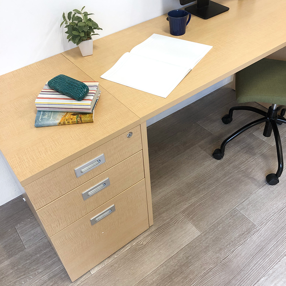 【法人様限定】送料無料 ノルム 脇机Ⅱ W420xD600 ナチュラル RFSD2-600NA - 画像 (8)