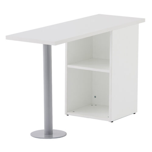 【法人様限定】送料無料 [Jシリーズ] サイドテーブルⅡ W1200xD400 ホワイト RFST-1240WJ2