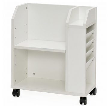 【法人様限定】送料無料 [Jシリーズ] スリムワゴン W530xD265 ホワイト RFSW-265WJ