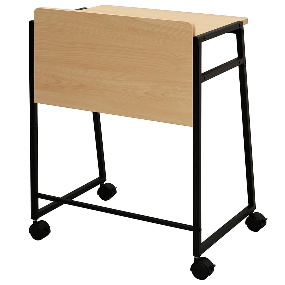 【法人様限定】送料無料 リル 2wayキャスターデスク ナチュラル RFWCD-5540NA - 画像 (2)