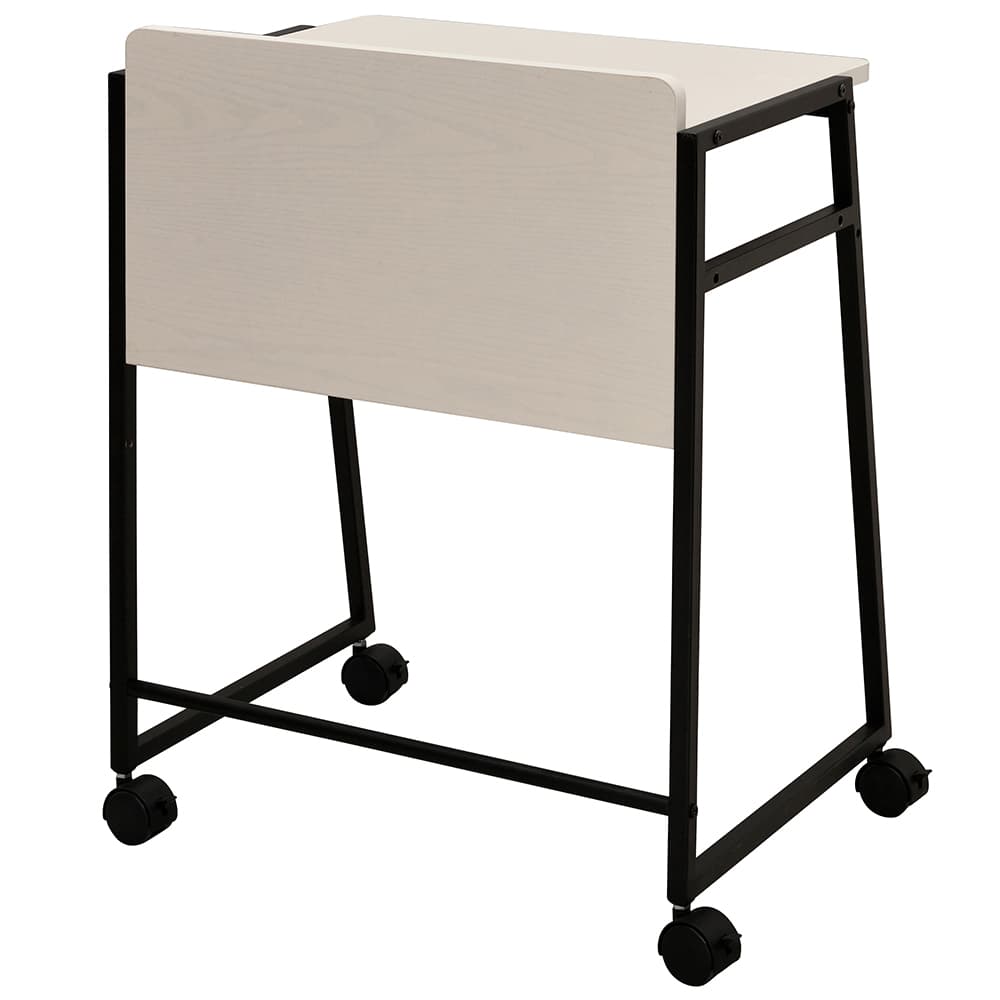 【法人様限定】送料無料 リル 2wayキャスターデスク ホワイトウッド RFWCD-5540WG - 画像 (2)