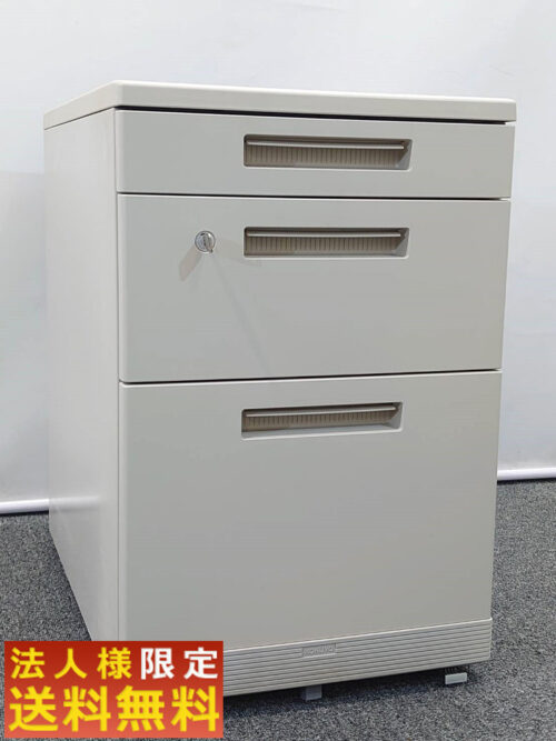 【法人限定送料無料】【在庫多数あり】コクヨ MX 3段ワゴン サイドワゴン デスクワゴン 袖机 脇机【中古オフィス家具】【中古】