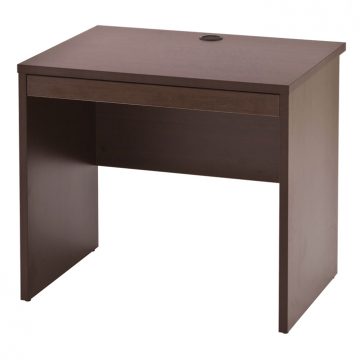 【法人様限定】送料無料 ノルム 木製デスクⅡ 引出付き W800 ダーク Z-RFPLD-0860DB2-D