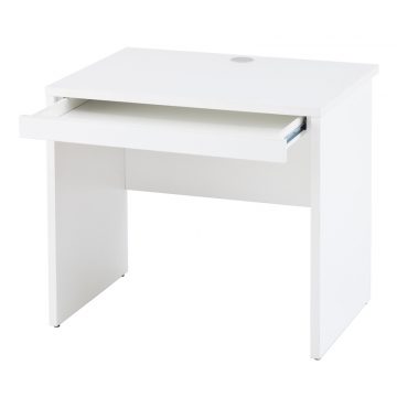 【法人様限定】送料無料 ノルム 木製デスクⅡ 引出付き W800 ホワイト Z-RFPLD-0860W2 - 画像 (2)