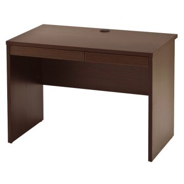 【法人様限定】送料無料 ノルム 木製デスクⅡ 引出付き W1000 ダーク Z-RFPLD-1060DB2-BD